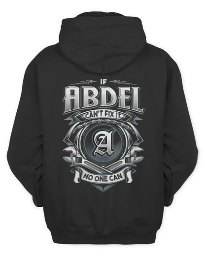 ABDEL AP81-K4-626 - Personalized Ahmed Quote Apparel “If Ahmed Can't Fix It, No One Can” - Unisex Hoodie - Black