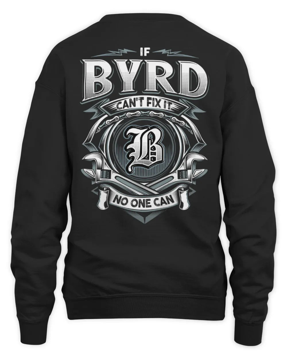 BYRD AP81-K4-626 - Personalized Ahmed Quote Apparel “If Ahmed Can't Fix It, No One Can” - Unisex Sweatshirt - Black