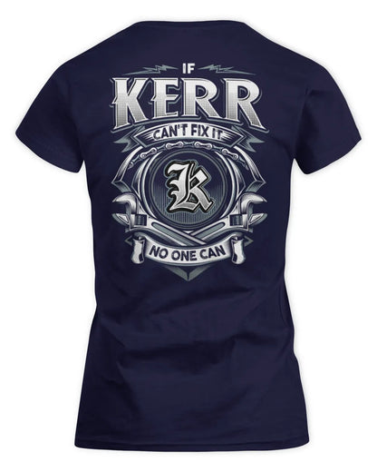 KERR AP81-K4-626 - Personalized Ahmed Quote Apparel “If Ahmed Can't Fix It, No One Can” - Women's Standard T-Shirt - Navy