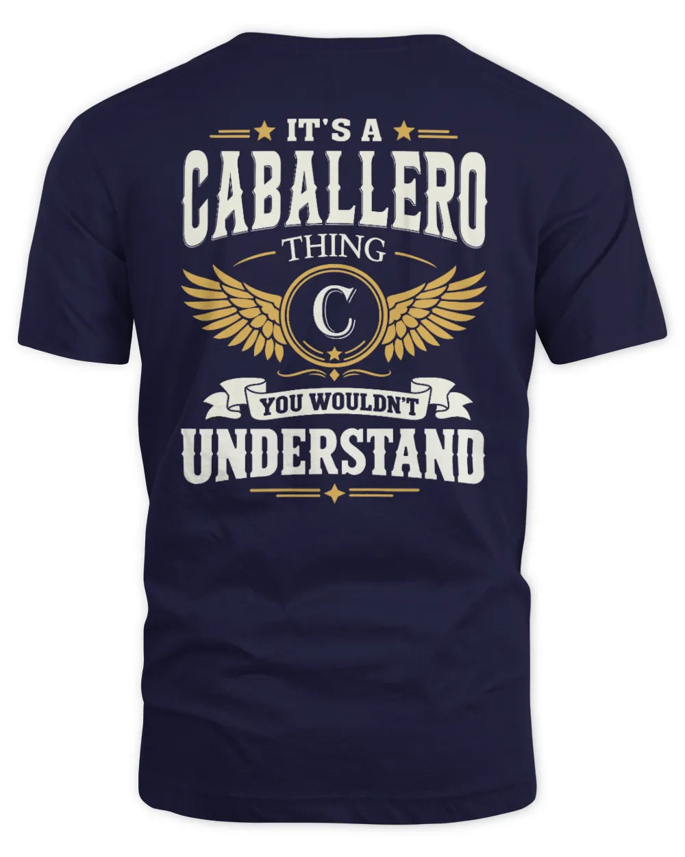 CABALLERO KT06-M008 It’s a [NAME] Thing – You Wouldn’t Understand | Personalized Vintage T-Shirt - Unisex Standard T-Shirt - Navy