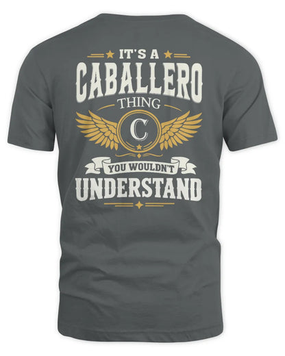 CABALLERO KT06-M008 It’s a [NAME] Thing – You Wouldn’t Understand | Personalized Vintage T-Shirt - Unisex Standard T-Shirt - Charcoal