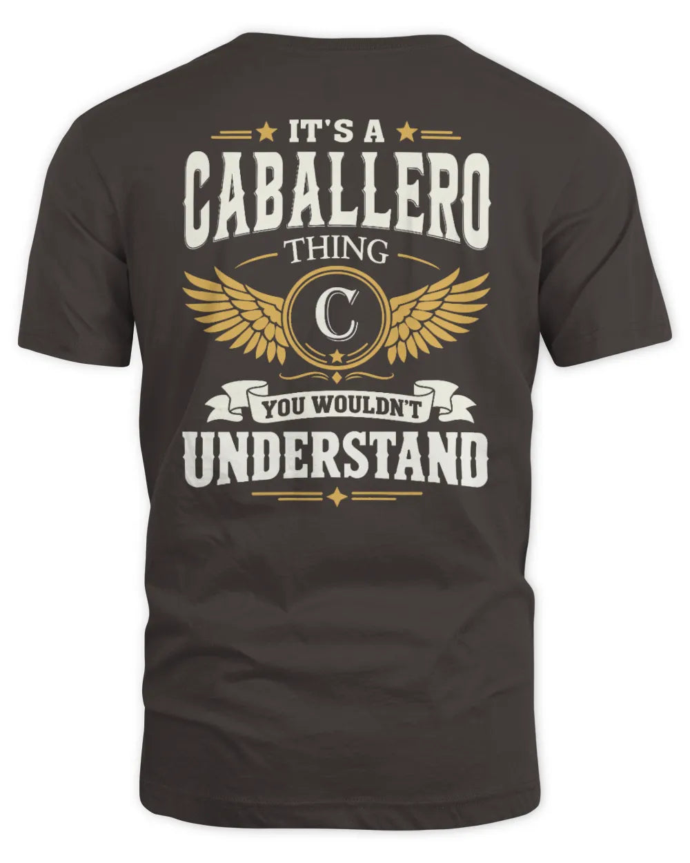 CABALLERO KT06-M008 It’s a [NAME] Thing – You Wouldn’t Understand | Personalized Vintage T-Shirt - Unisex Standard T-Shirt - Dark Chocolate