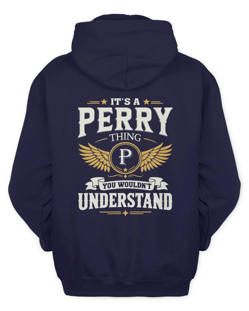 PERRY KT06-M008 It’s a [NAME] Thing – You Wouldn’t Understand | Personalized Vintage T-Shirt - Unisex Hoodie - Navy