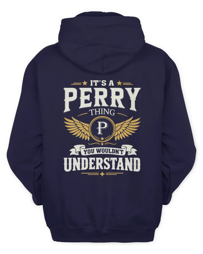 PERRY KT06-M008 It’s a [NAME] Thing – You Wouldn’t Understand | Personalized Vintage T-Shirt - Unisex Hoodie - Navy