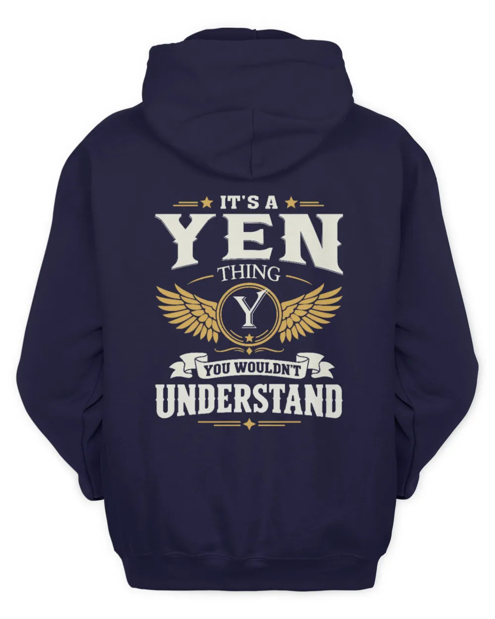 YEN KT06-M008 It’s a [NAME] Thing – You Wouldn’t Understand | Personalized Vintage T-Shirt - Unisex Hoodie - Navy