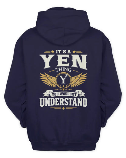 YEN KT06-M008 It’s a [NAME] Thing – You Wouldn’t Understand | Personalized Vintage T-Shirt - Unisex Hoodie - Navy