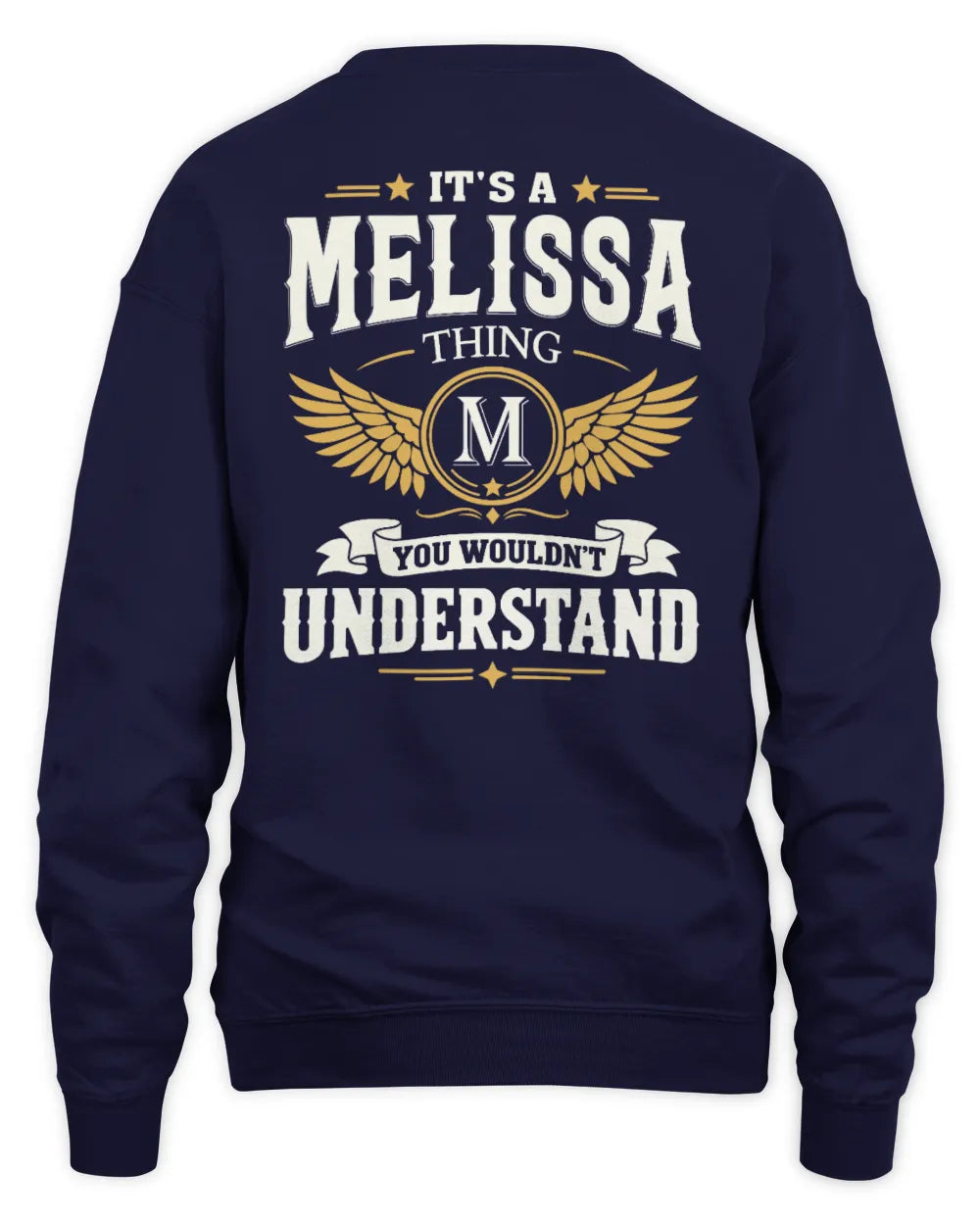 MELISSA KT06-M008 It’s a [NAME] Thing – You Wouldn’t Understand | Personalized Vintage T-Shirt - Unisex Sweatshirt - Navy