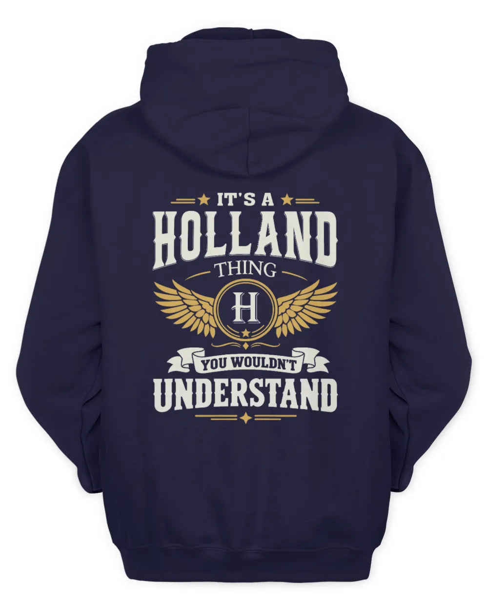 HOLLAND KT06-M008 It’s a [NAME] Thing – You Wouldn’t Understand | Personalized Vintage T-Shirt - Unisex Hoodie - Navy