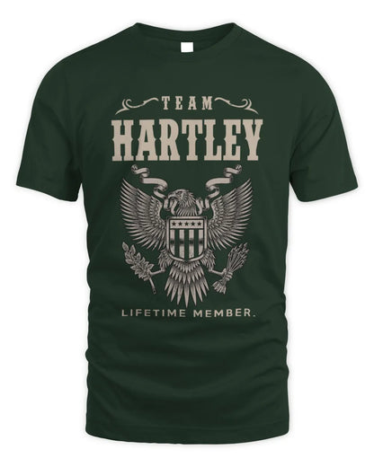 HARTLEY TP06-K82 – Personalized Classic Style Apparel “Team NAME Lifetime Member” - Unisex Standard T-Shirt - Forest Green