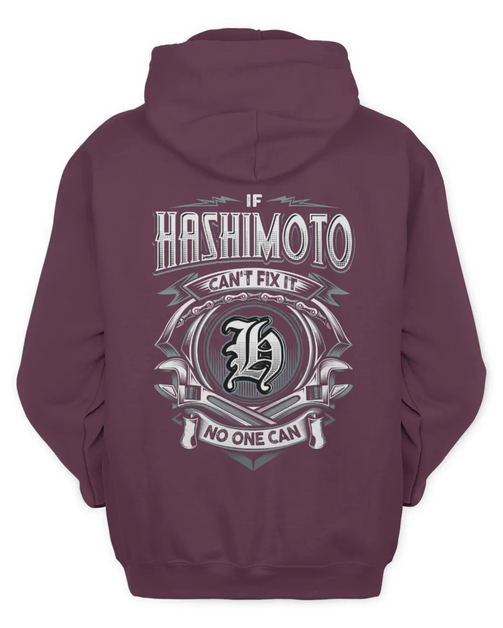 HASHIMOTO AP81-K4-626 - Personalized Ahmed Quote Apparel “If Ahmed Can't Fix It, No One Can” - Unisex Hoodie - Maroon