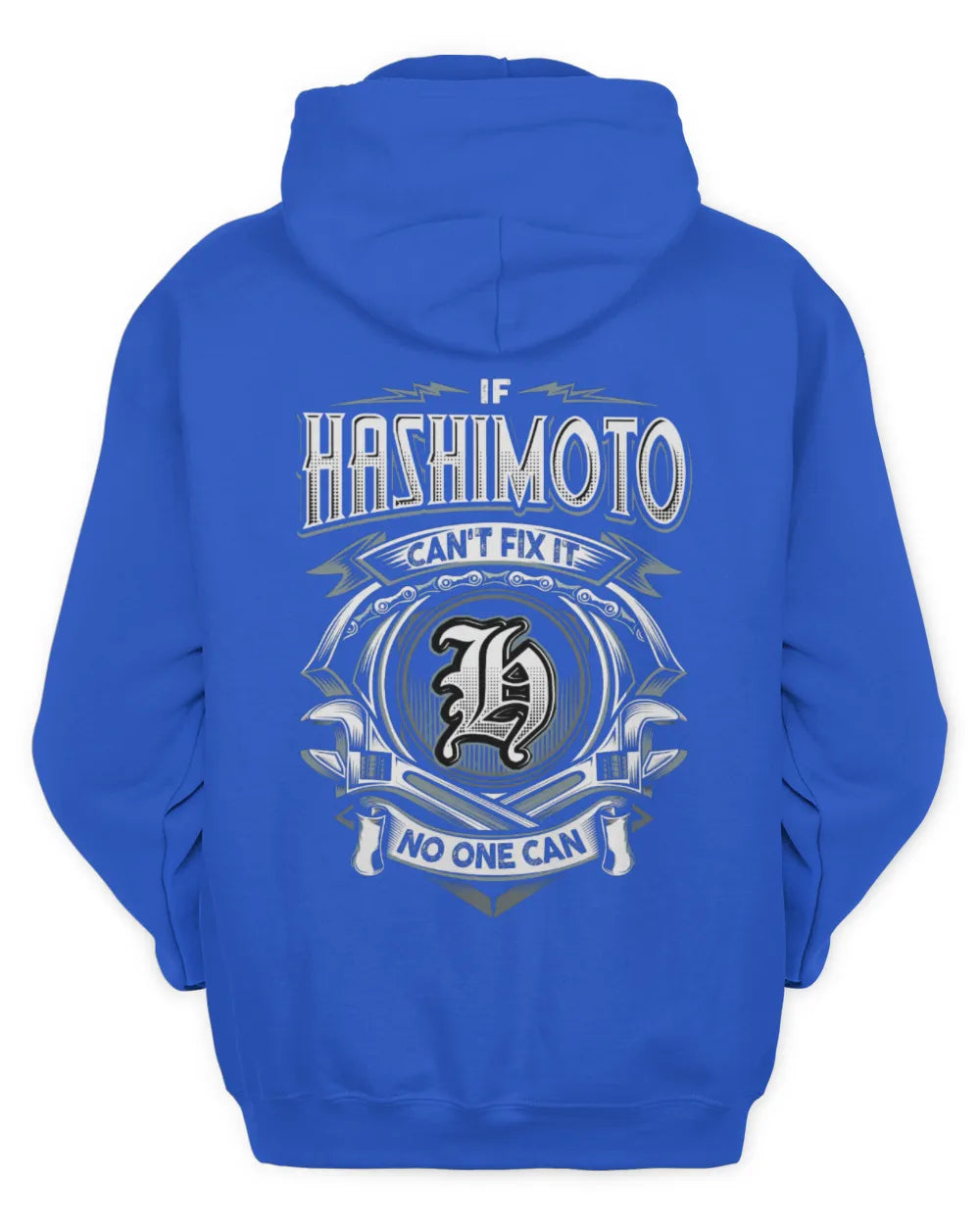 HASHIMOTO AP81-K4-626 - Personalized Ahmed Quote Apparel “If Ahmed Can't Fix It, No One Can” - Unisex Hoodie - Royal
