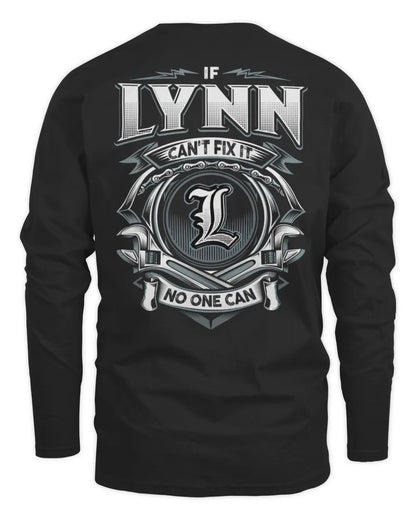 LYNN AP81-K4-626 - Personalized Ahmed Quote Apparel “If Ahmed Can't Fix It, No One Can” - Men's Long Sleeved T-Shirt - Black