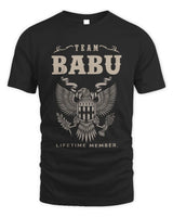 BABU TP06-K82 – Personalized Classic Style Apparel “Team NAME Lifetime Member” - Unisex Standard T-Shirt - Black