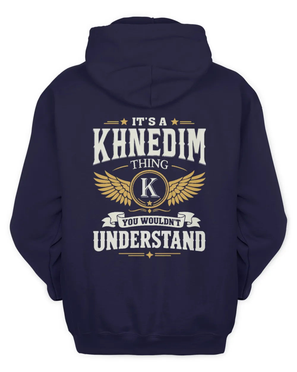 KHNEDIM KT06-M008 It’s a [NAME] Thing – You Wouldn’t Understand | Personalized Vintage T-Shirt - Unisex Hoodie - Navy
