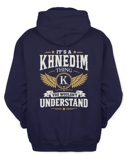 KHNEDIM KT06-M008 It’s a [NAME] Thing – You Wouldn’t Understand | Personalized Vintage T-Shirt - Unisex Hoodie - Navy