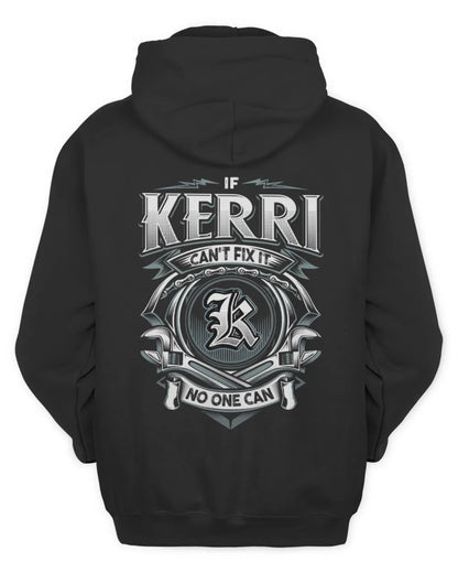 KERRI AP81-K4-626 - Personalized Ahmed Quote Apparel “If Ahmed Can't Fix It, No One Can” - Unisex Hoodie - Black