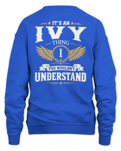 IVY KT06-M008 It’s a [NAME] Thing – You Wouldn’t Understand | Personalized Vintage T-Shirt - Unisex Sweatshirt - Royal