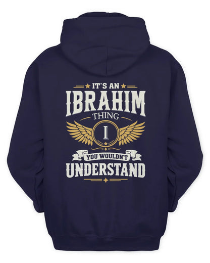 IBRAHIM KT06-M008 It’s a [NAME] Thing – You Wouldn’t Understand | Personalized Vintage T-Shirt - Unisex Hoodie - Navy