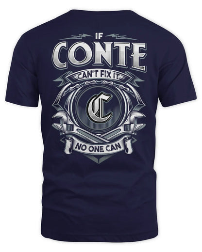 CONTE AP81-K4-626 - Personalized Ahmed Quote Apparel “If Ahmed Can't Fix It, No One Can” - Unisex Standard T-Shirt - Navy