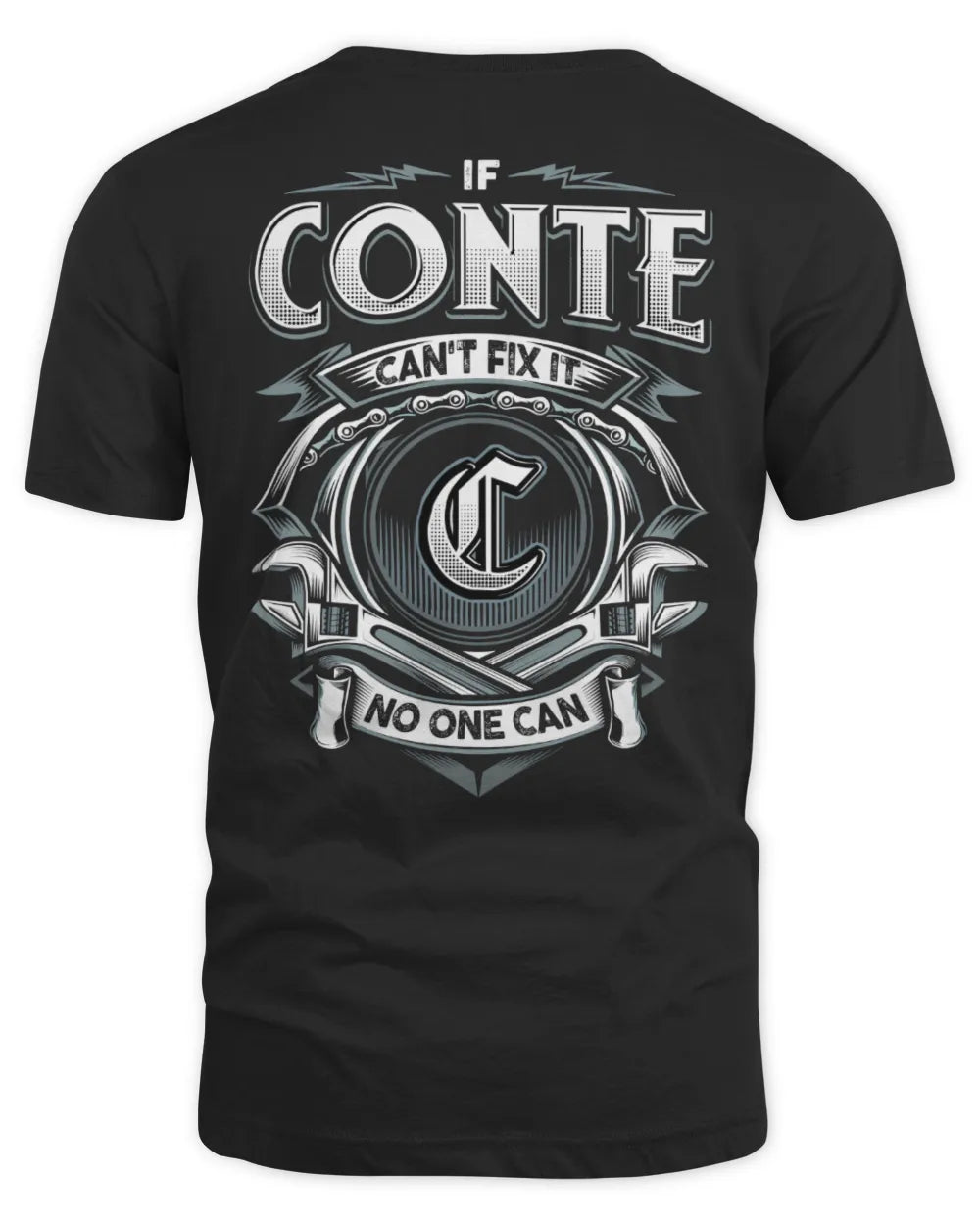 CONTE AP81-K4-626 - Personalized Ahmed Quote Apparel “If Ahmed Can't Fix It, No One Can” - Unisex Standard T-Shirt - Black