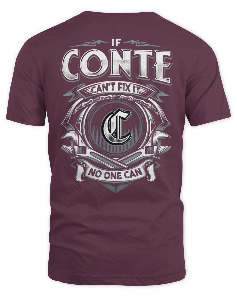 CONTE AP81-K4-626 - Personalized Ahmed Quote Apparel “If Ahmed Can't Fix It, No One Can” - Unisex Standard T-Shirt - Maroon