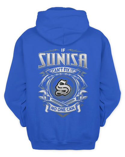 SUNISA AP81-K4-626 - Personalized Ahmed Quote Apparel “If Ahmed Can't Fix It, No One Can” - Unisex Hoodie - Royal
