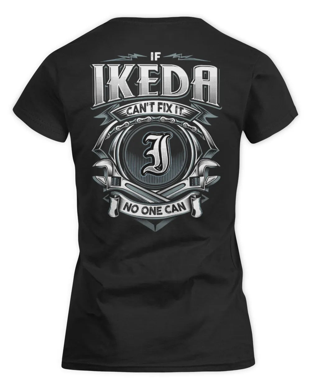 IKEDA AP81-K4-626 - Personalized Ahmed Quote Apparel “If Ahmed Can't Fix It, No One Can” - Women's Standard T-Shirt - Black