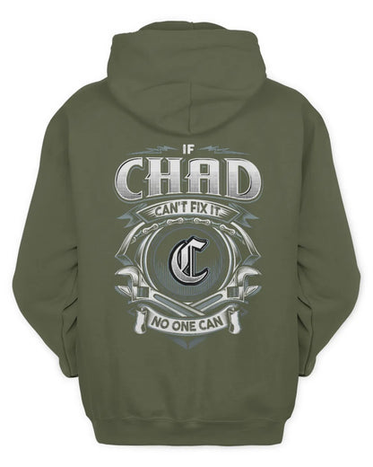 CHAD AP81-K4-626 - Personalized Ahmed Quote Apparel “If Ahmed Can't Fix It, No One Can” - Unisex Hoodie - Military Green