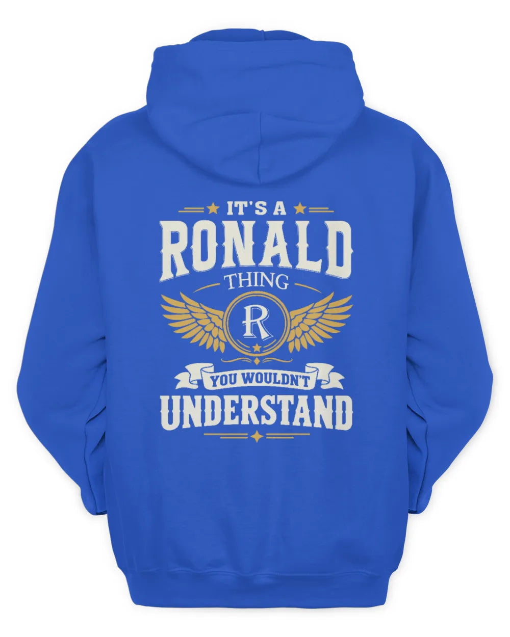RONALD KT06-M008 It’s a [NAME] Thing – You Wouldn’t Understand | Personalized Vintage T-Shirt - Unisex Hoodie - Royal