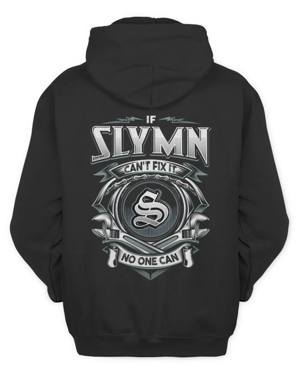 SLYMN AP81-K4-626 - Personalized Ahmed Quote Apparel “If Ahmed Can't Fix It, No One Can” - Unisex Hoodie - Black