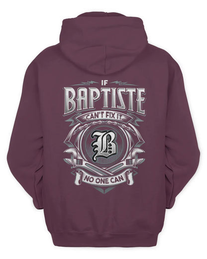 BAPTISTE AP81-K4-626 - Personalized Ahmed Quote Apparel “If Ahmed Can't Fix It, No One Can” - Unisex Hoodie - Maroon