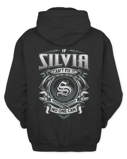 SILVIA AP81-K4-626 - Personalized Ahmed Quote Apparel “If Ahmed Can't Fix It, No One Can” - Unisex Hoodie - Black