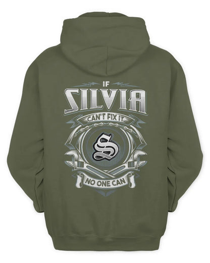SILVIA AP81-K4-626 - Personalized Ahmed Quote Apparel “If Ahmed Can't Fix It, No One Can” - Unisex Hoodie - Military Green