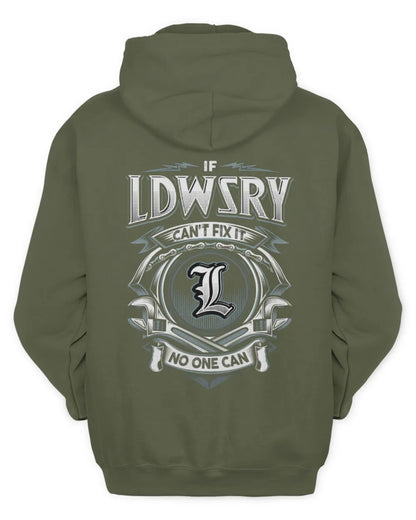 LDWSRY AP81-K4-626 - Personalized Ahmed Quote Apparel “If Ahmed Can't Fix It, No One Can” - Unisex Hoodie - Military Green