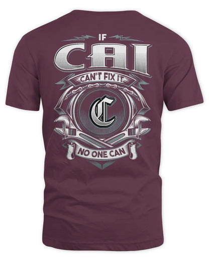 CAI AP81-K4-626 - Personalized Ahmed Quote Apparel “If Ahmed Can't Fix It, No One Can” - Unisex Standard T-Shirt - Maroon