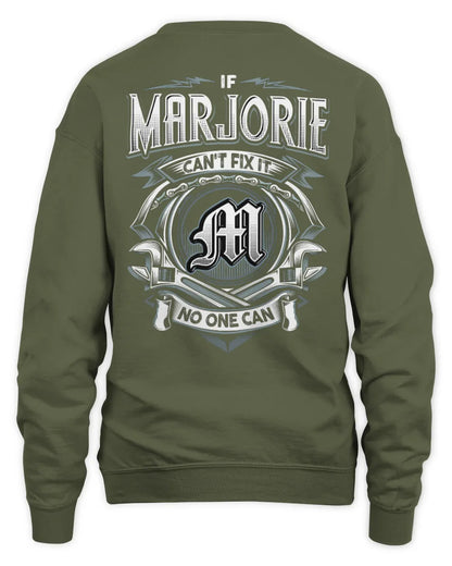 MARJORIE AP81-K4-626 - Personalized Ahmed Quote Apparel “If Ahmed Can't Fix It, No One Can” - Unisex Sweatshirt - Military Green