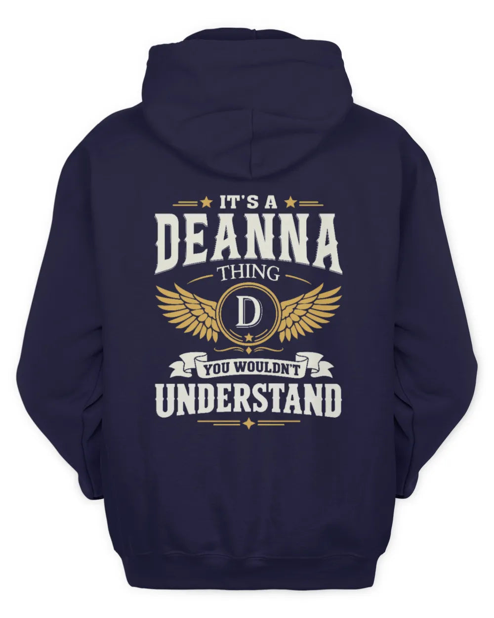 DEANNA KT06-M008 It’s a [NAME] Thing – You Wouldn’t Understand | Personalized Vintage T-Shirt - Unisex Hoodie - Navy