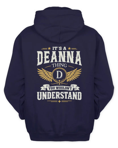 DEANNA KT06-M008 It’s a [NAME] Thing – You Wouldn’t Understand | Personalized Vintage T-Shirt - Unisex Hoodie - Navy