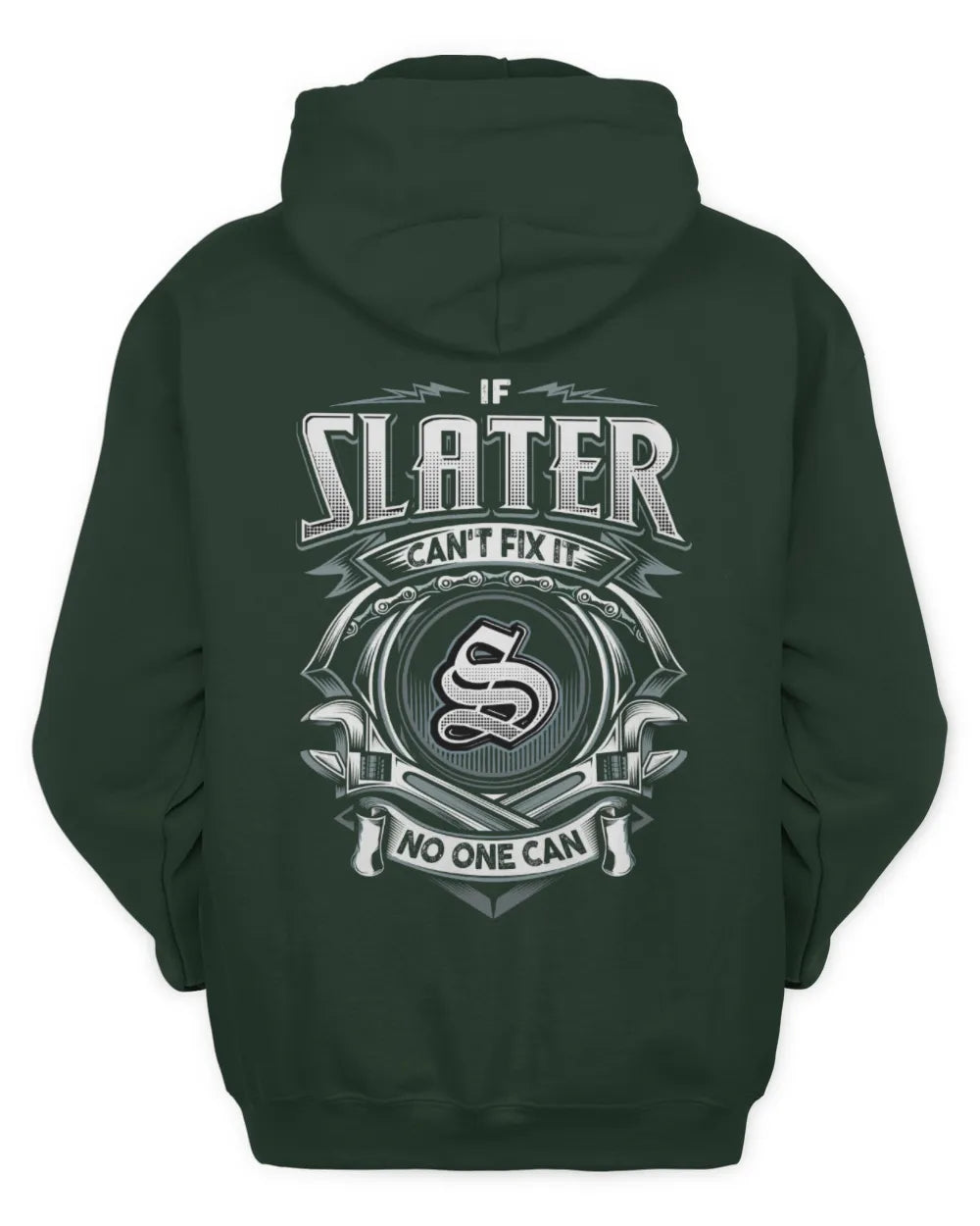 SLATER AP81-K4-626 - Personalized Ahmed Quote Apparel “If Ahmed Can't Fix It, No One Can” - Unisex Hoodie - Forest Green
