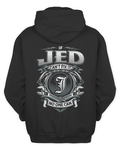 JED AP81-K4-626 - Personalized Ahmed Quote Apparel “If Ahmed Can't Fix It, No One Can” - Unisex Hoodie - Black