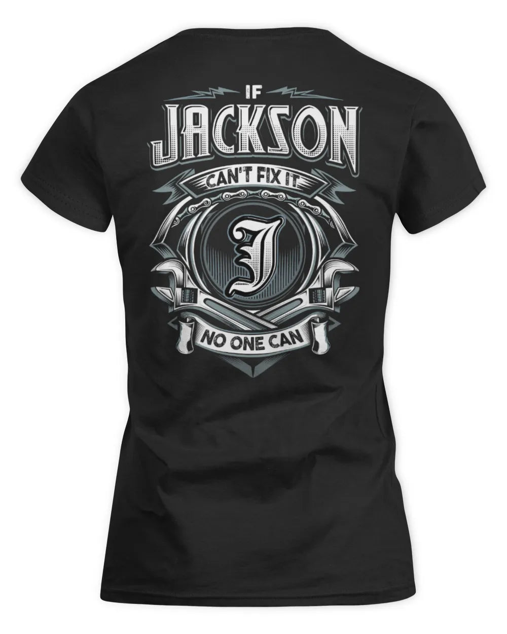 JACKSON AP81-K4-626 - Personalized Ahmed Quote Apparel “If Ahmed Can't Fix It, No One Can” - Women's Standard T-Shirt - Black