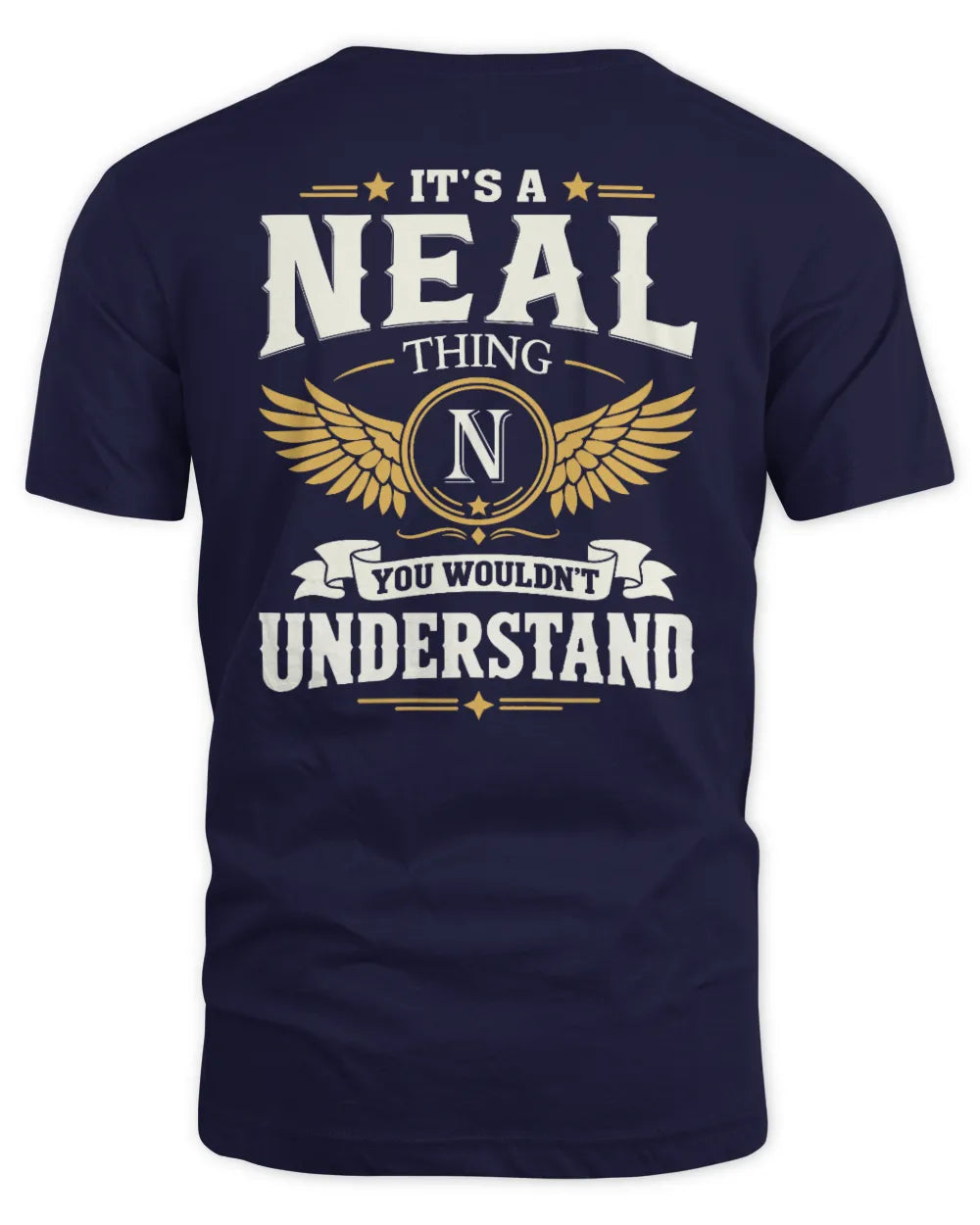 NEAL KT06-M008 It’s a [NAME] Thing – You Wouldn’t Understand | Personalized Vintage T-Shirt - Unisex Standard T-Shirt - Navy