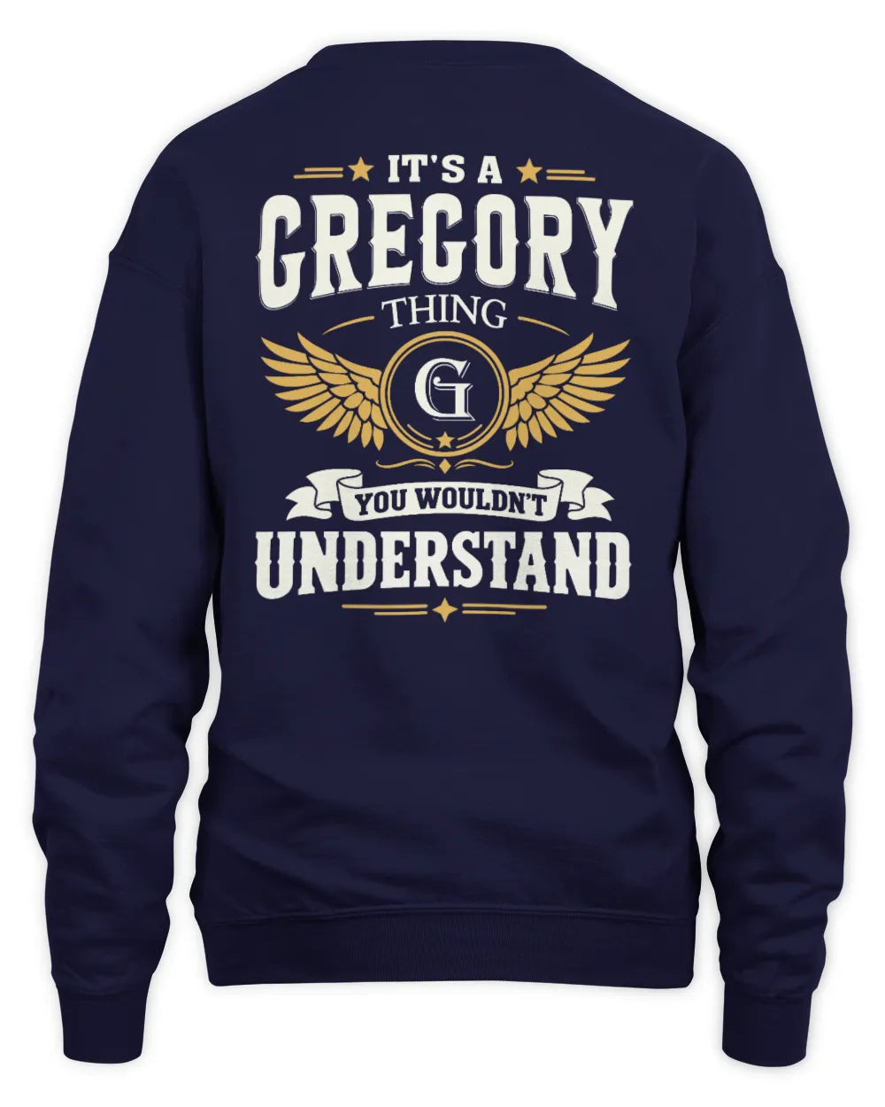 GREGORY KT06-M008 It’s a [NAME] Thing – You Wouldn’t Understand | Personalized Vintage T-Shirt - Unisex Sweatshirt - Navy