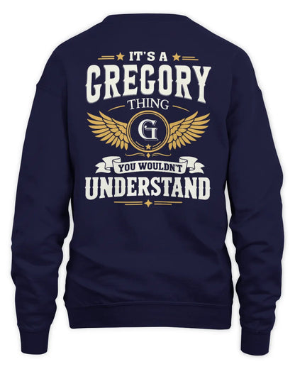 GREGORY KT06-M008 It’s a [NAME] Thing – You Wouldn’t Understand | Personalized Vintage T-Shirt - Unisex Sweatshirt - Navy