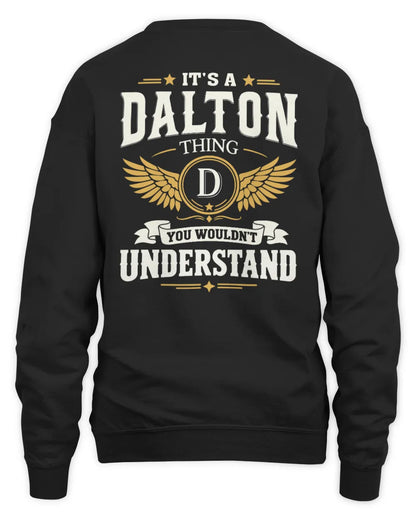 DALTON KT06-M008 It’s a [NAME] Thing – You Wouldn’t Understand | Personalized Vintage T-Shirt - Unisex Sweatshirt - Black