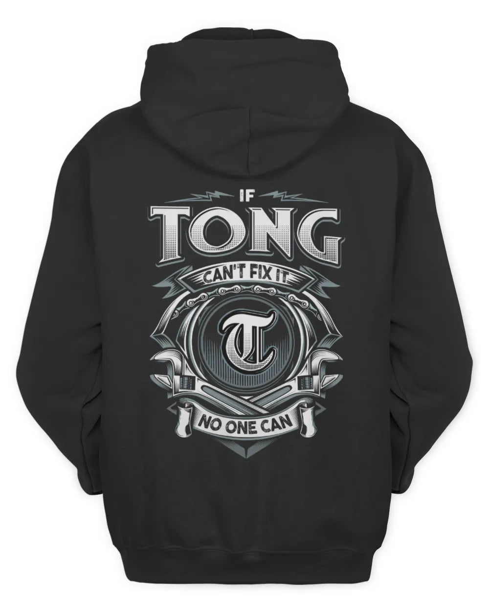 TONG AP81-K4-626 - Personalized Ahmed Quote Apparel “If Ahmed Can't Fix It, No One Can” - Unisex Hoodie - Black