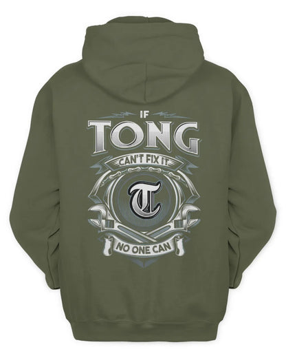 TONG AP81-K4-626 - Personalized Ahmed Quote Apparel “If Ahmed Can't Fix It, No One Can” - Unisex Hoodie - Military Green