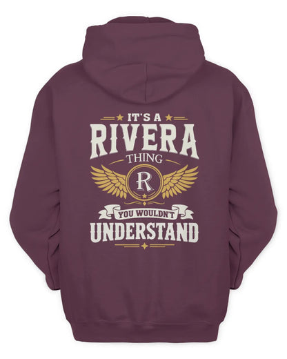 RIVERA KT06-M008 It’s a [NAME] Thing – You Wouldn’t Understand | Personalized Vintage T-Shirt - Unisex Hoodie - Maroon