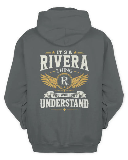 RIVERA KT06-M008 It’s a [NAME] Thing – You Wouldn’t Understand | Personalized Vintage T-Shirt - Unisex Hoodie - Charcoal
