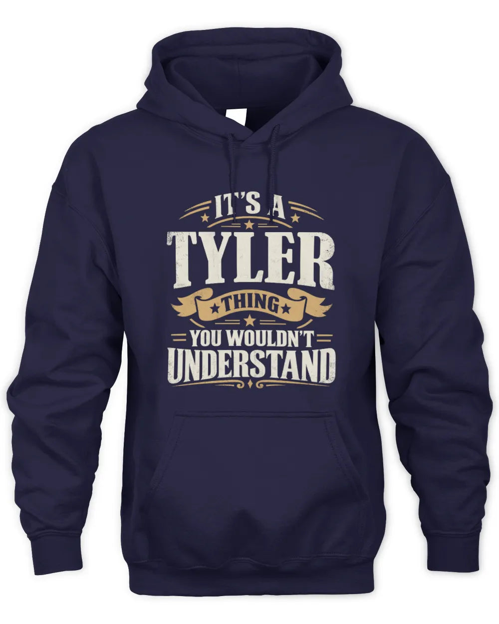 TYLER P08 TH51 - Personalized “It’s a/an [NAME] Thing – You Wouldn’t Understand” Shirt - Unisex Hoodie - Navy